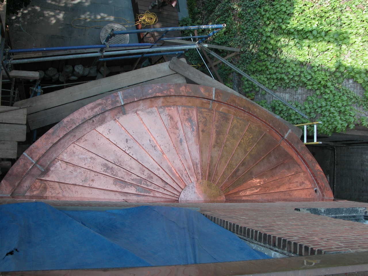 Copper roof in Manhattan