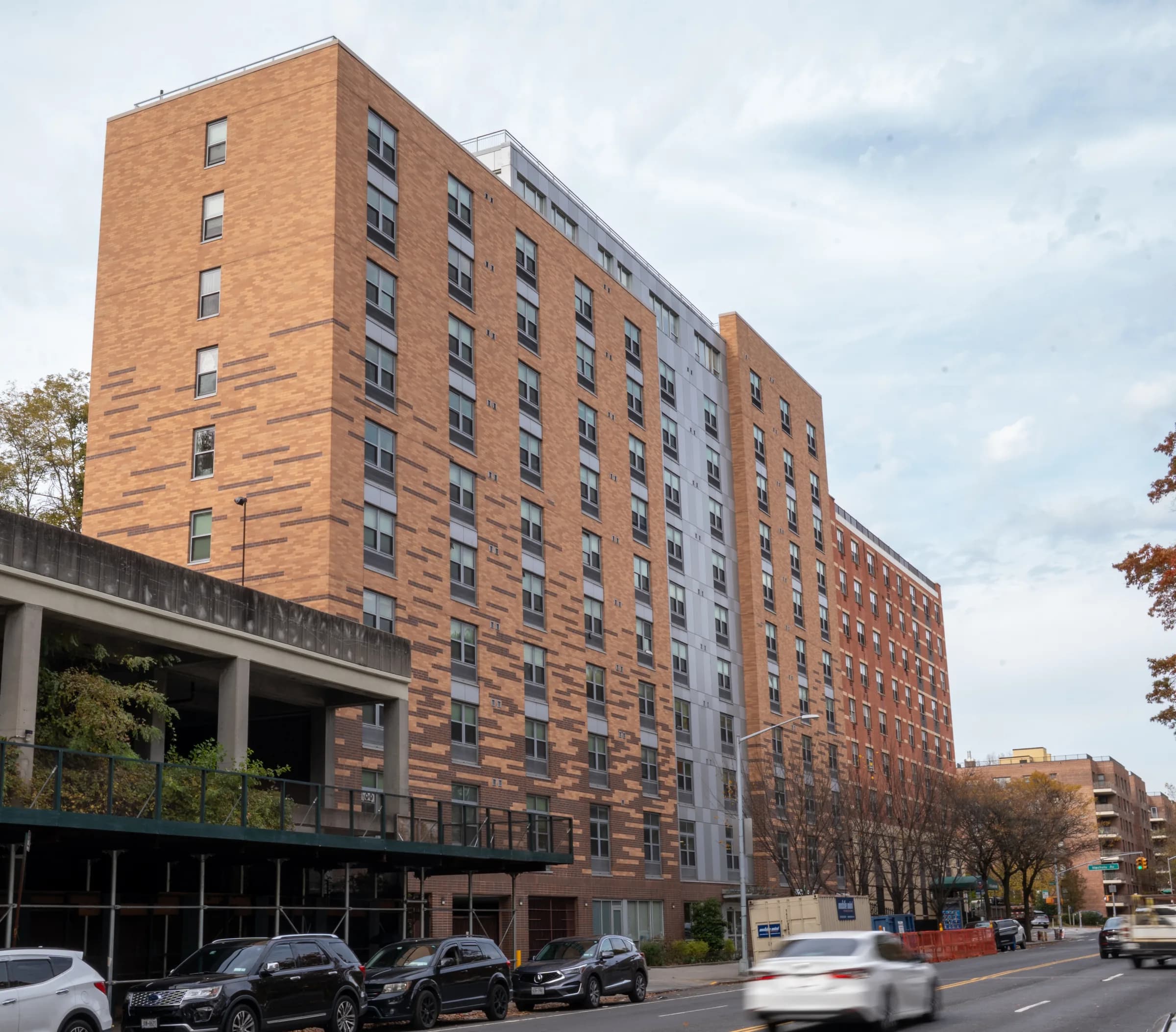 Multifamily building with structural rehabilitation at 6469 Broadway