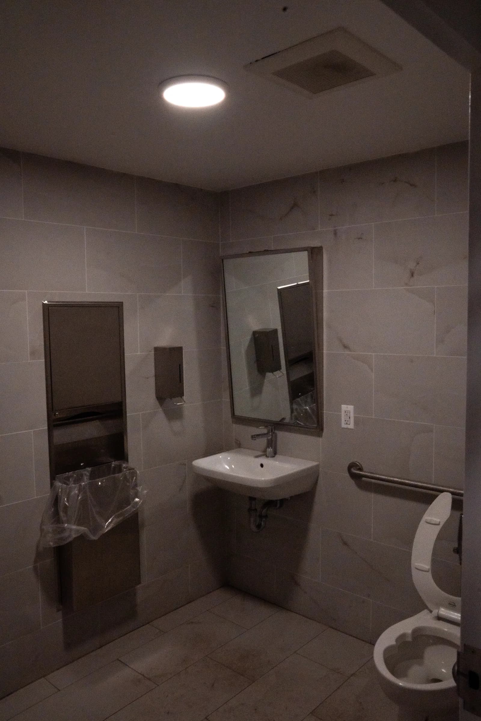 Accessible restroom completed at 1088 Park Avenue